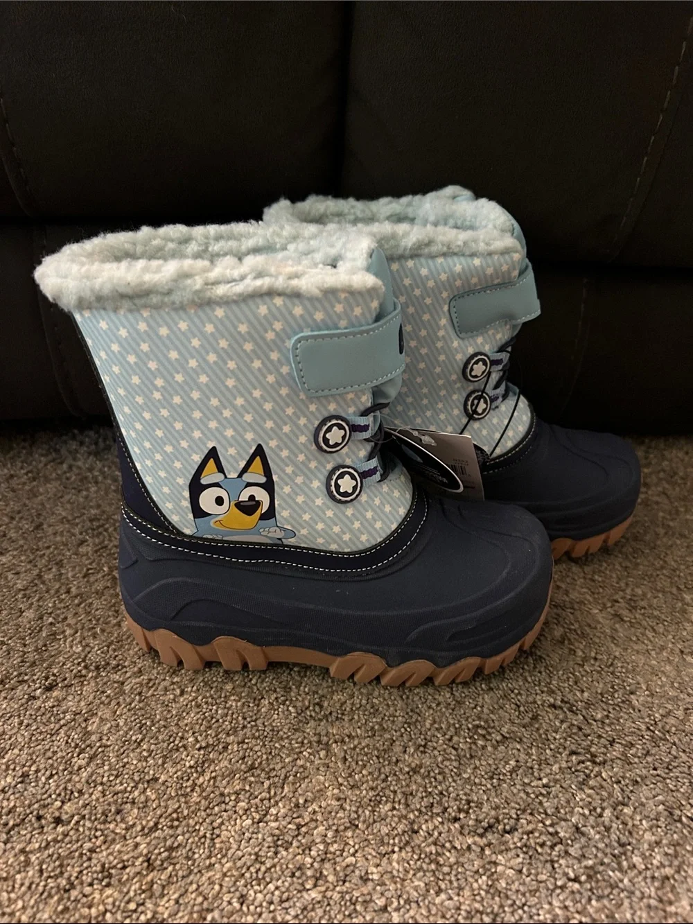 Bluey Kids Waterproof Snow Boots. Good for -20 C